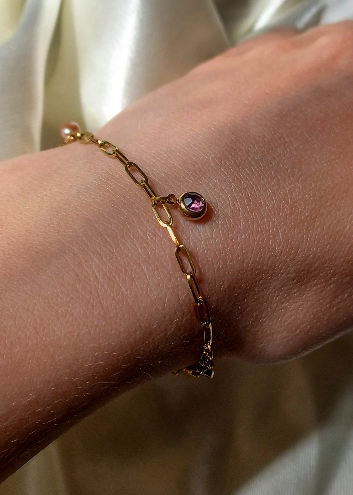 Violet | Schakel | Armband