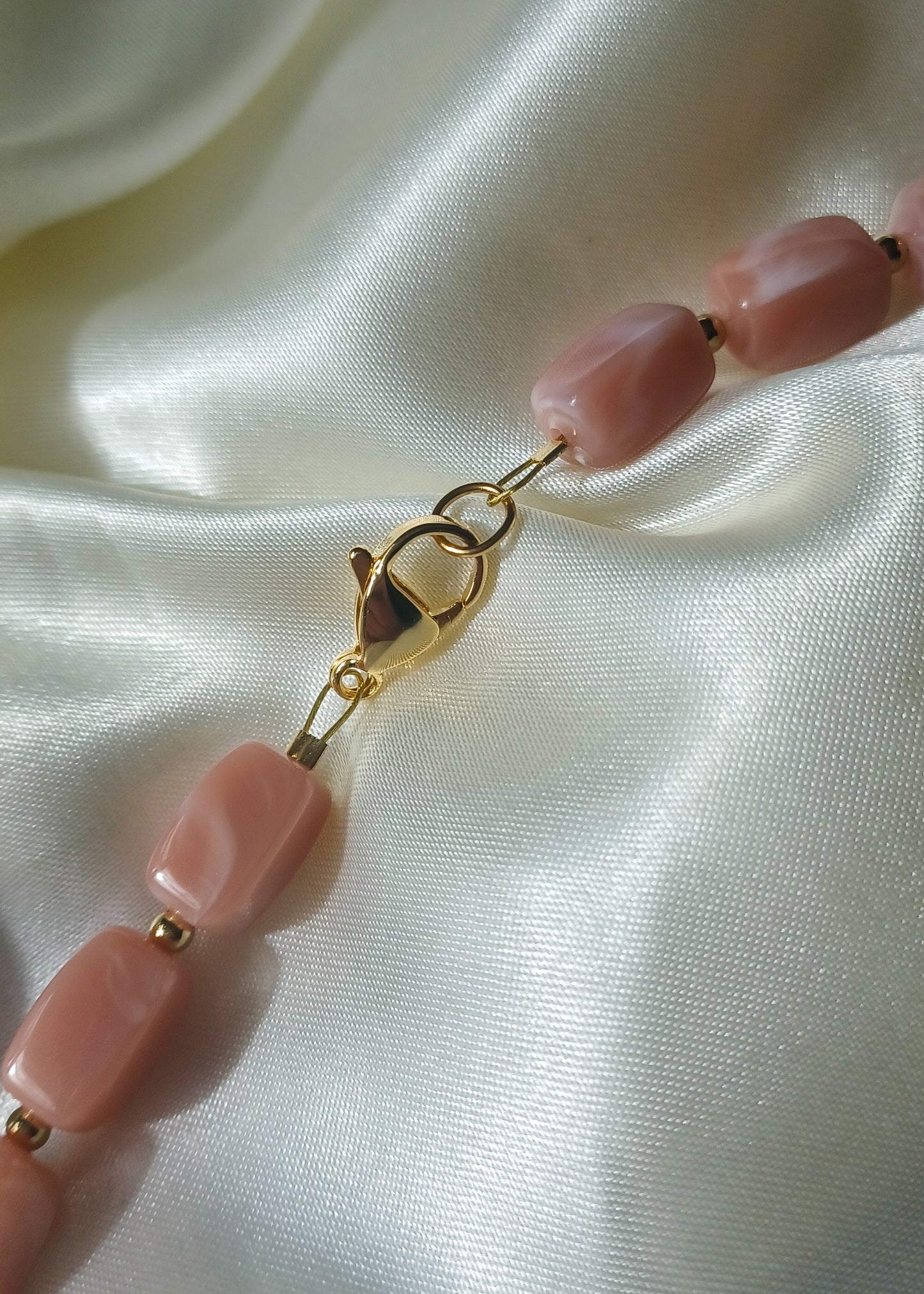 Violet | Rose pâle | Ketting