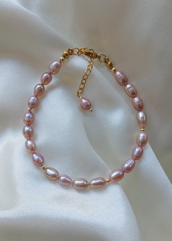 Violet | Zoetwaterparel | Armband