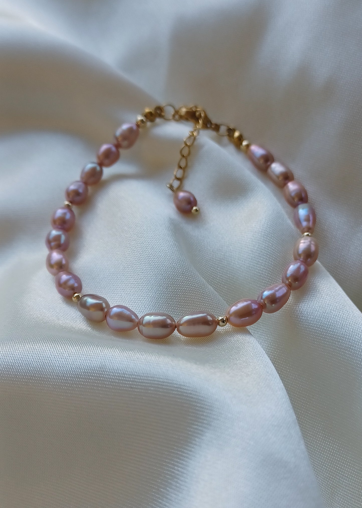 Violet | Zoetwaterparel | Armband