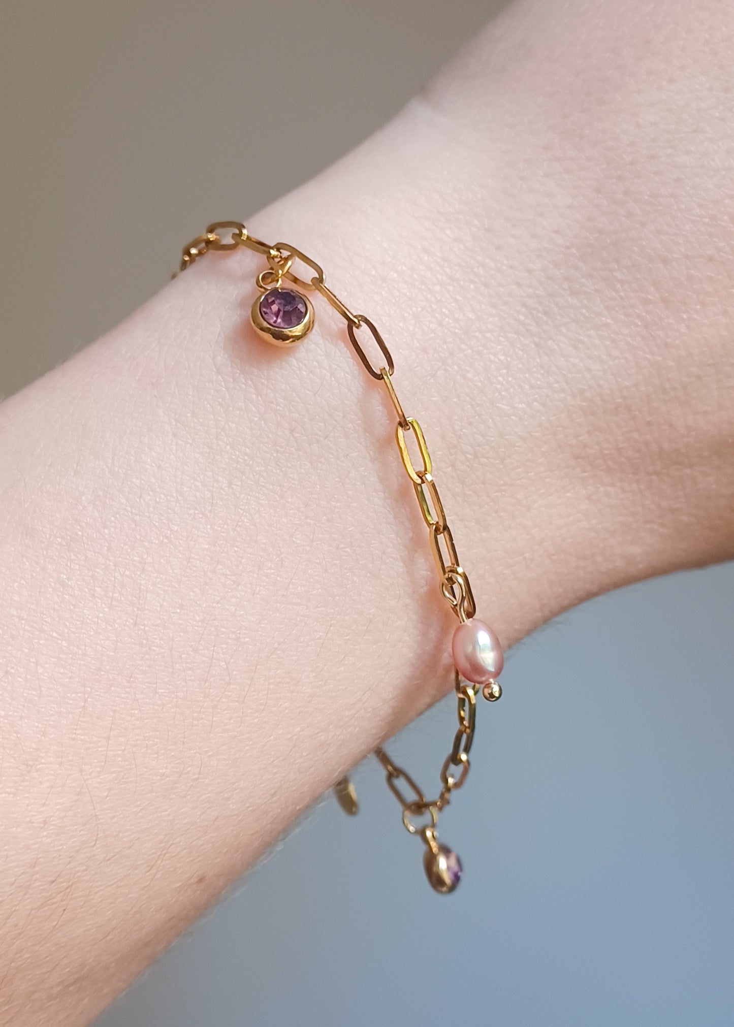 Violet | Schakel | Armband