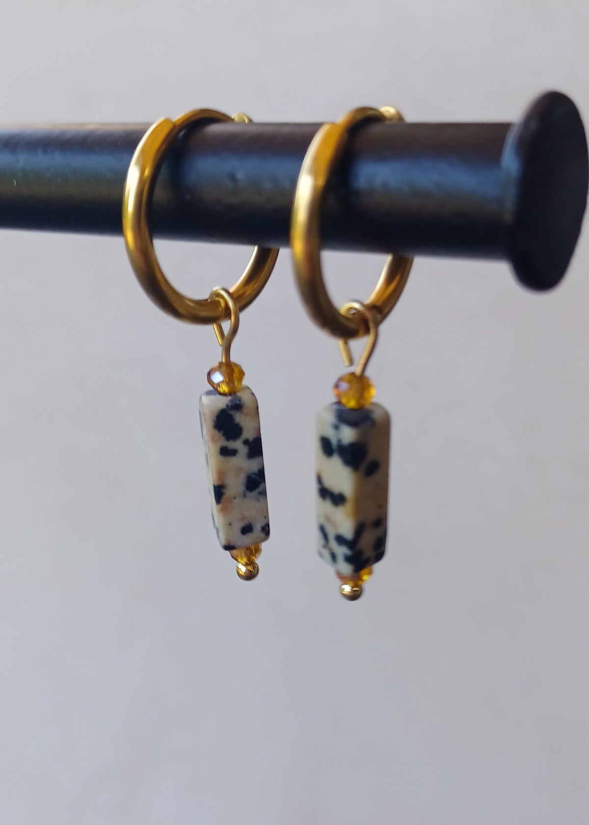 Terra | Dalmatier Jaspis | Oorbellen