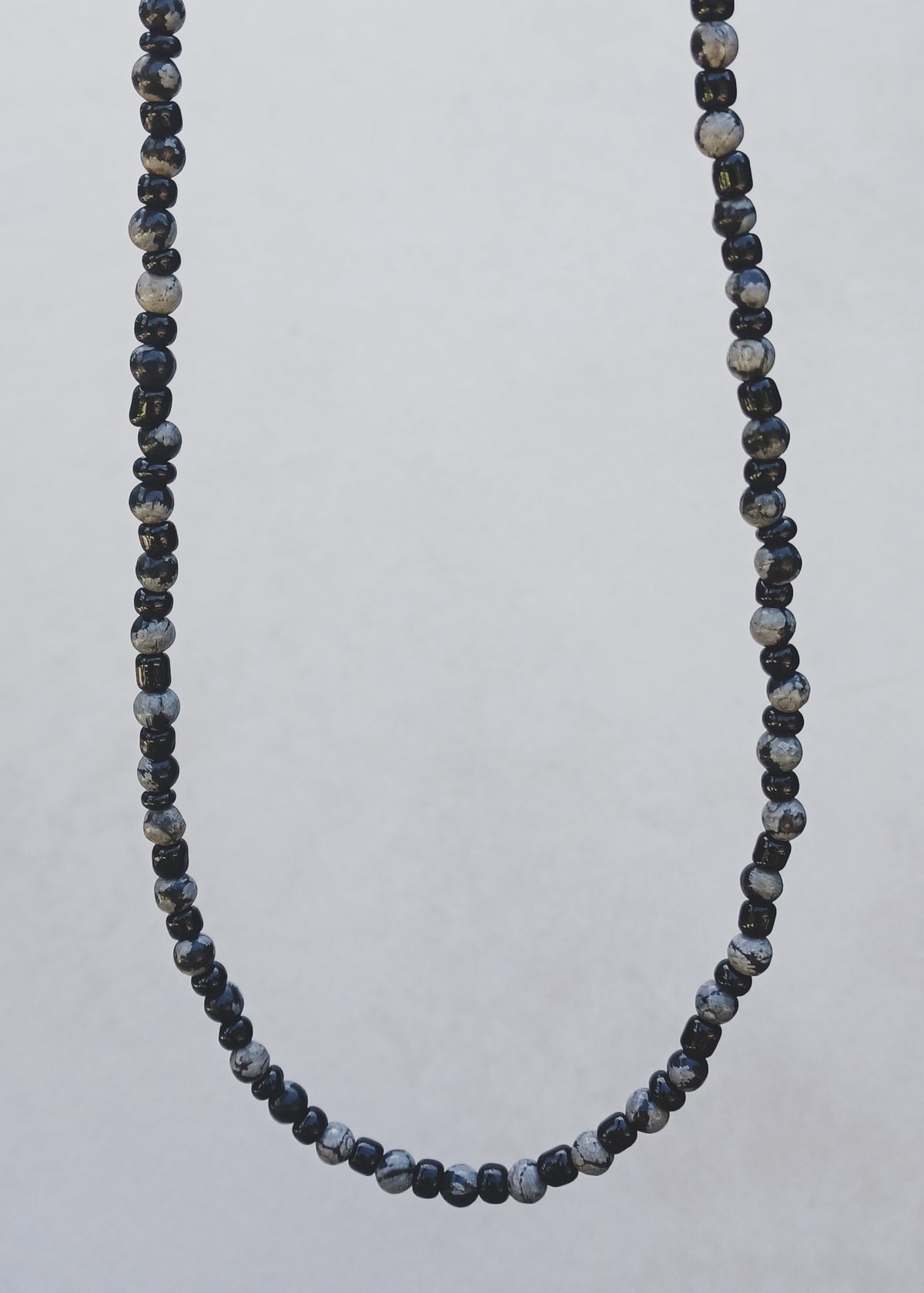 Noir | Snowflake Subsidian | Ketting
