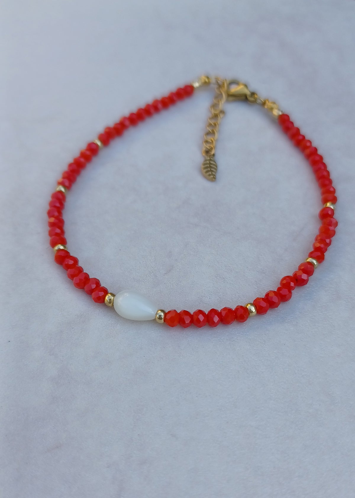 Roos | Facet Schelp | Armband