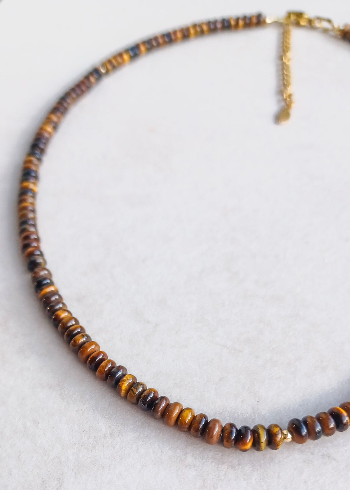Terra | Tijgeroog Disc | Ketting