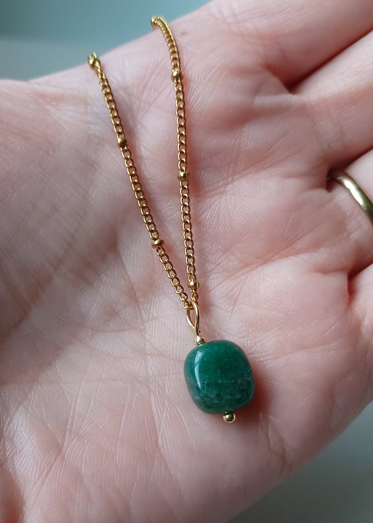 Jardin | Groene Aventurijn | Ketting