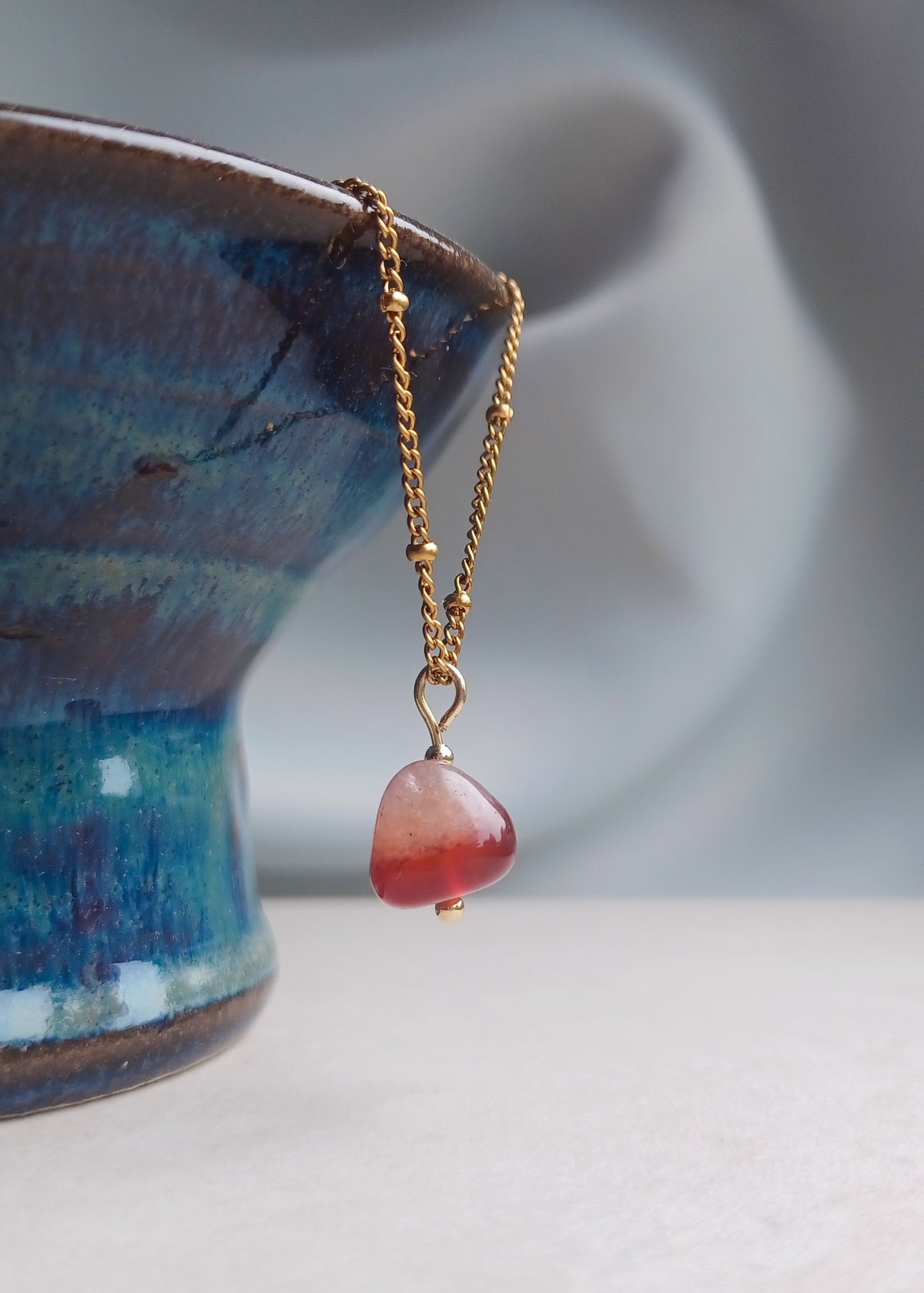 Ambre | Carneool | Ketting met hanger