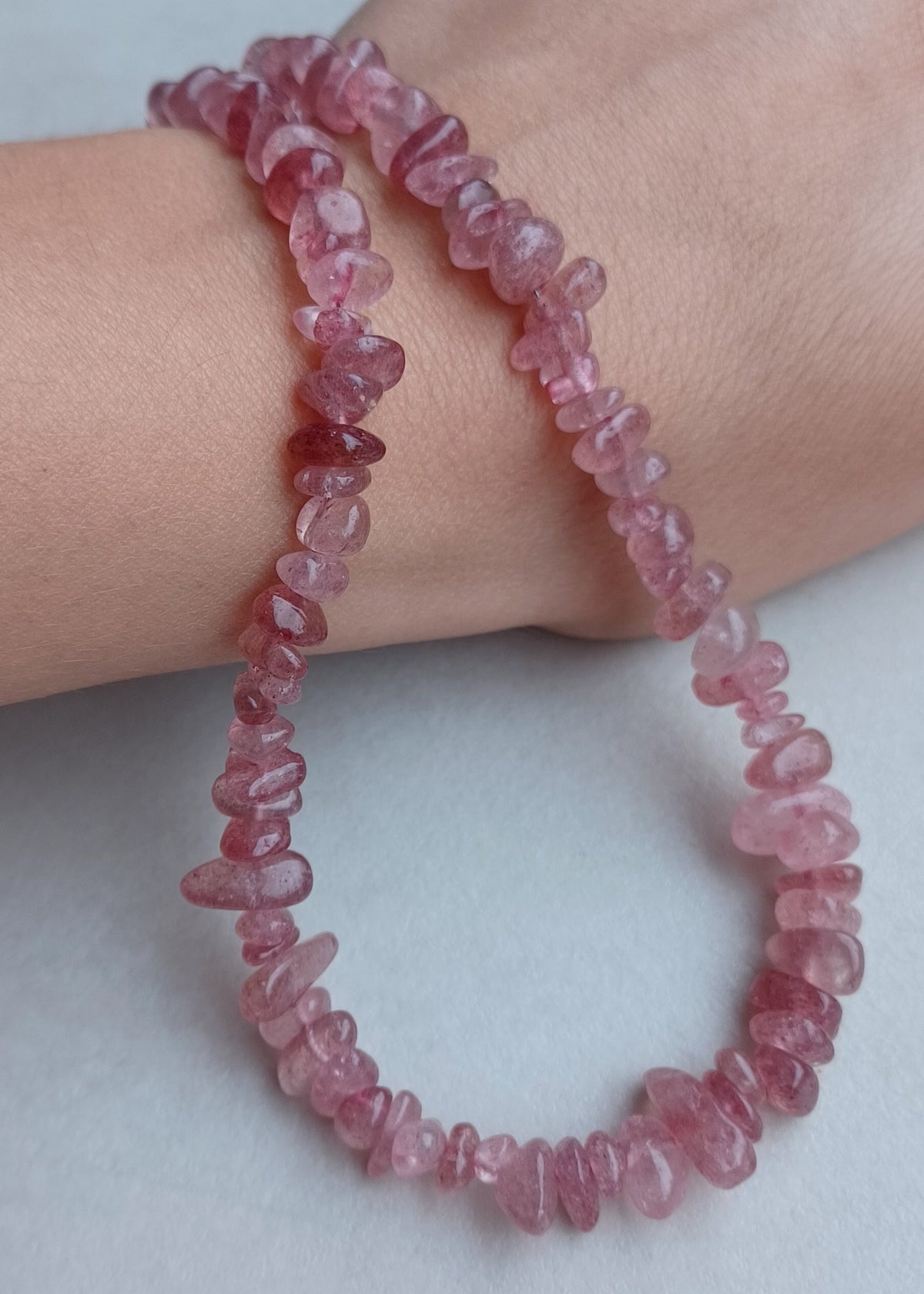 Violet | Aardbeienkwarts | Ketting