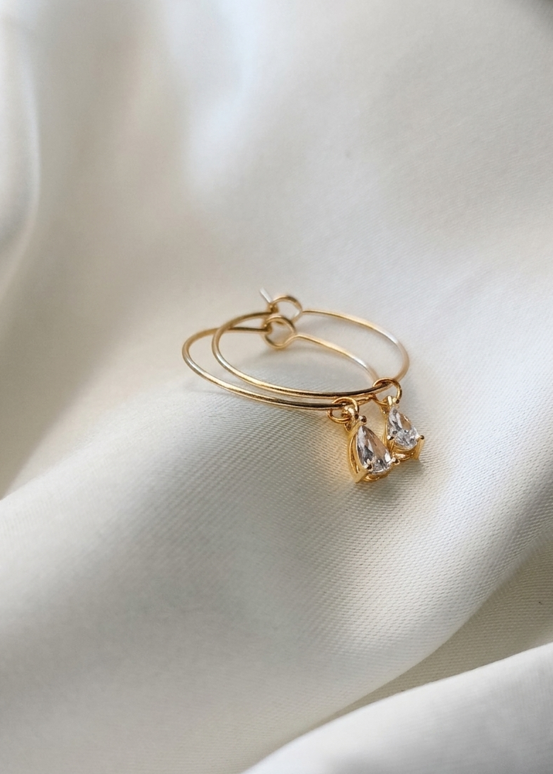 Clair | Zirkonia | Oorringen