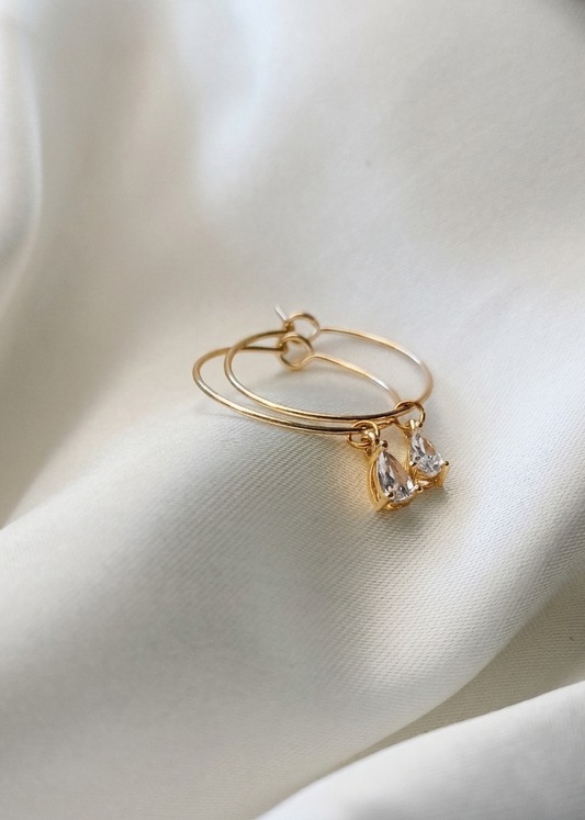 Clair | Zirkonia | Oorringen
