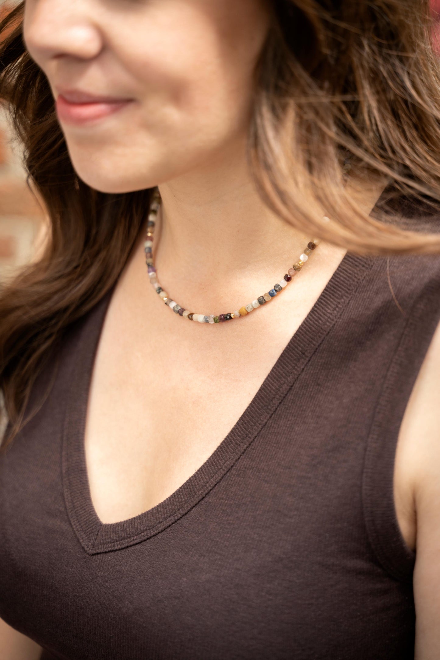 Flora | Edelstenen mix | Ketting