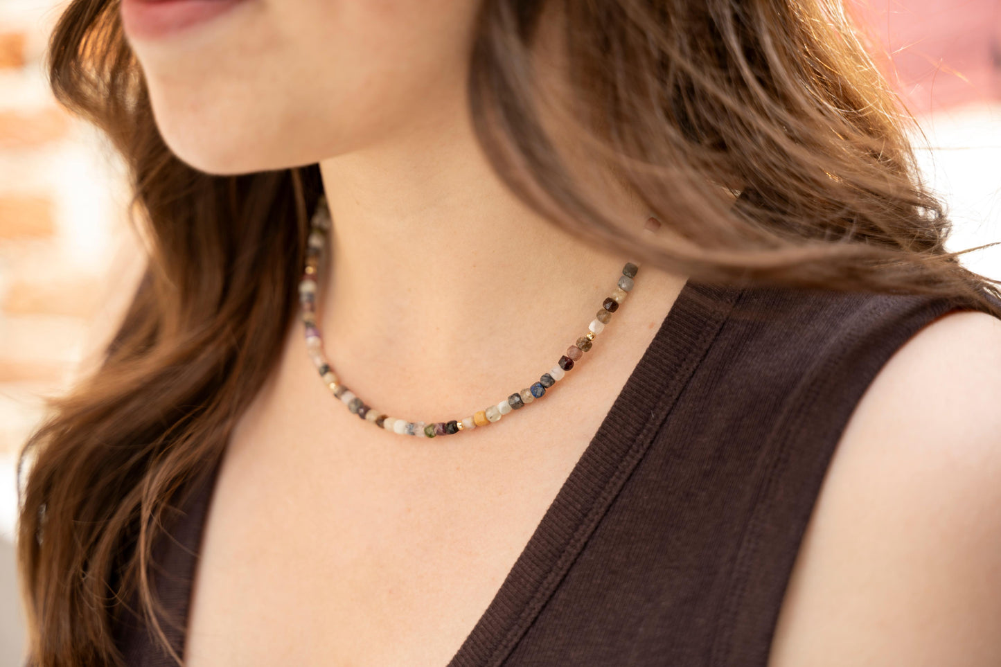 Flora | Edelstenen mix | Ketting