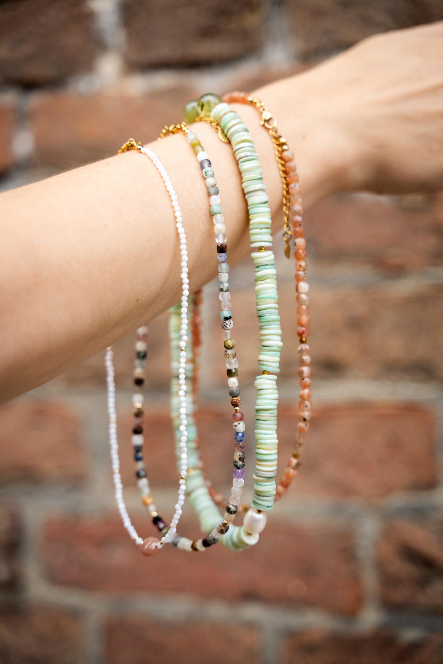 Flora | Edelstenen mix | Ketting