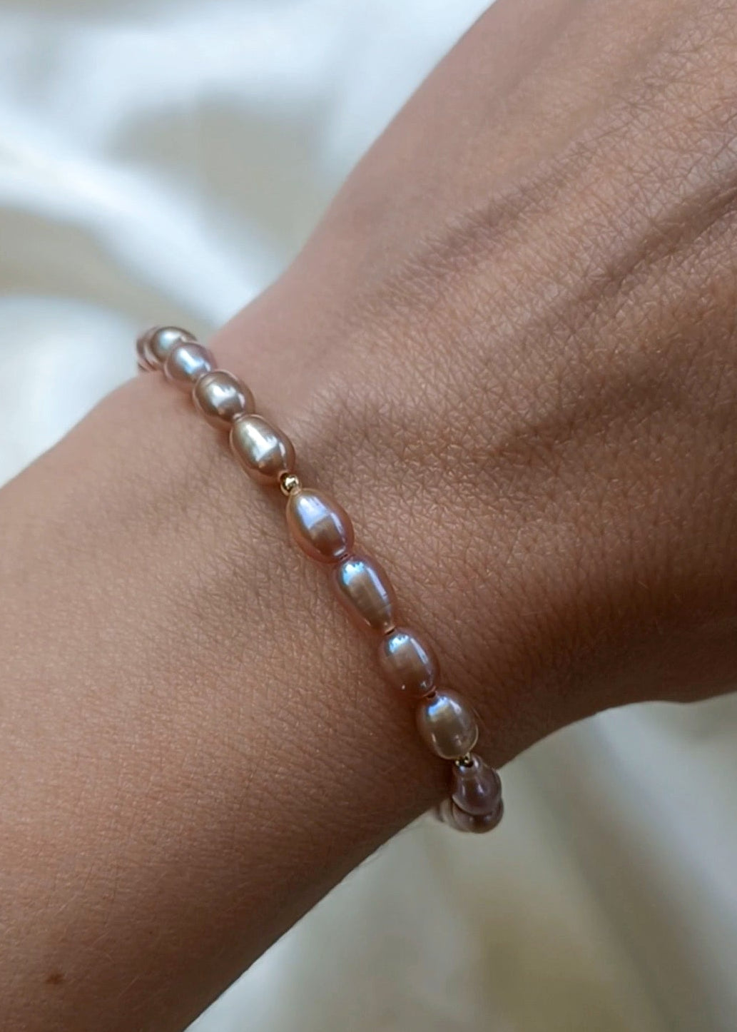 Violet | Zoetwaterparel | Armband