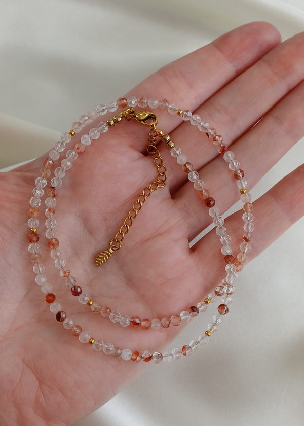 Clair | Hematoïde kwarts | Ketting