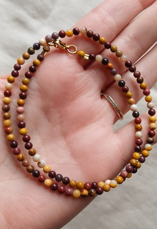 Terra | Mookaïet (imperfectie) | Halsketting