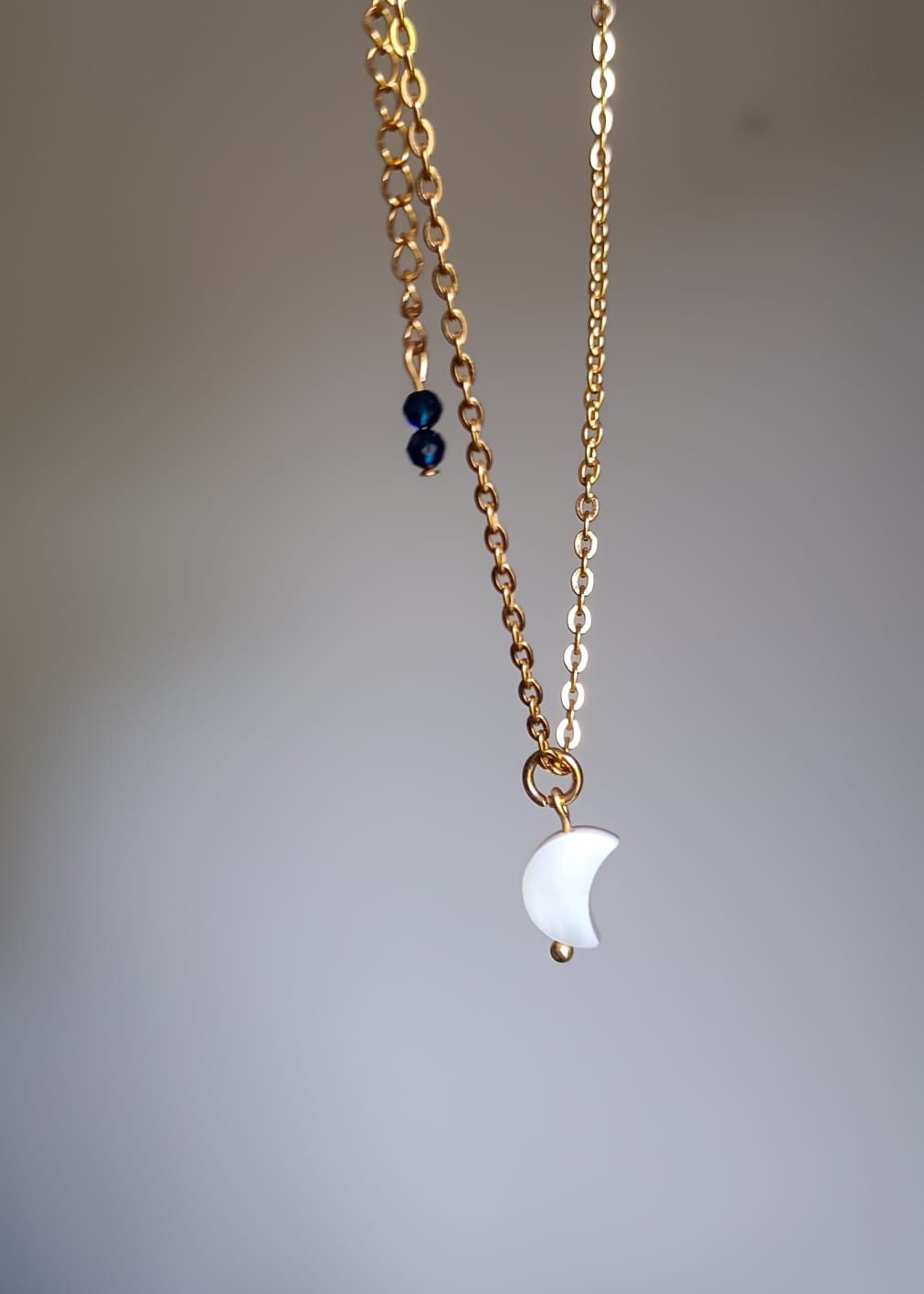 Crème | Lune | Ketting