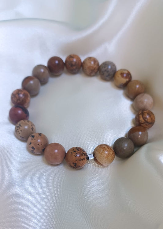 Terra | Picture Jaspis | Armband heren